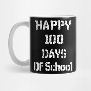 Cute Happy 100th Day of School Gift 100 Days Smarter T-Shirt Mug